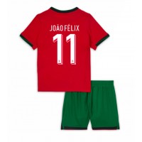 Portugal Joao Felix #11 Fotballklær Hjemmedraktsett Barn EM 2024 Kortermet (+ korte bukser)